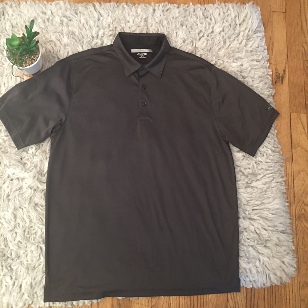 Greg Norman Collection Men's Dark Gray Polo Shirt